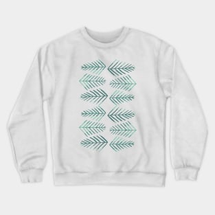 Watercolor pine trees - vintage green Crewneck Sweatshirt